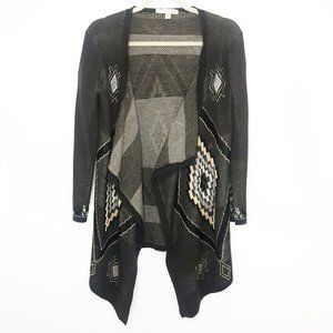 Say What? | Aztec Print Tunic Sweater | S